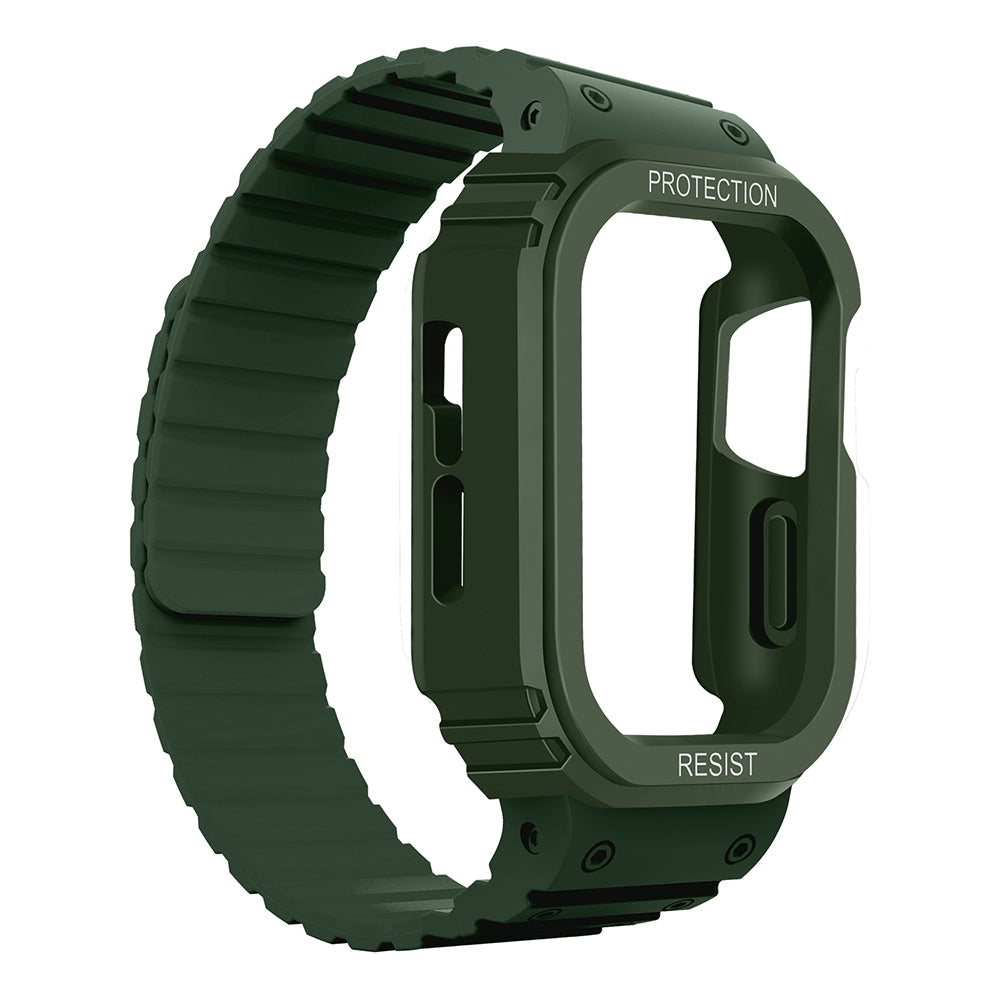 Watch 7 45mm Zore KRD-142 Airbag Tasarımlı Kasa Koruyuculu Silikon Kordon