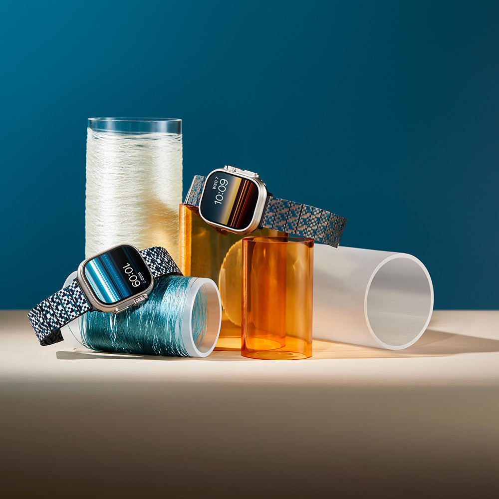 Watch Serisi Uyumlu Aramid Fiber ve Karbon Fiber Pitaka Dreamland ChromaCarbon Serisi Stairs Universal Kordon