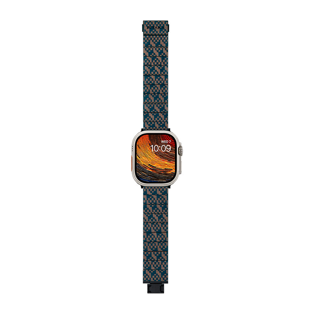 Watch Serisi Uyumlu Aramid Fiber ve Karbon Fiber Pitaka Dreamland ChromaCarbon Serisi Stairs Universal Kordon