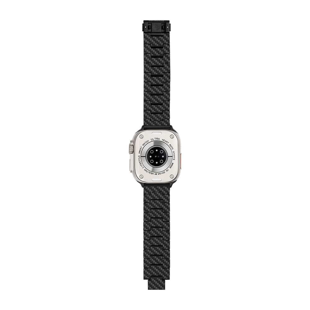 Watch Serisi Uyumlu Aramid Fiber ve Karbon Fiber Pitaka Dreamland ChromaCarbon Serisi Stairs Universal Kordon