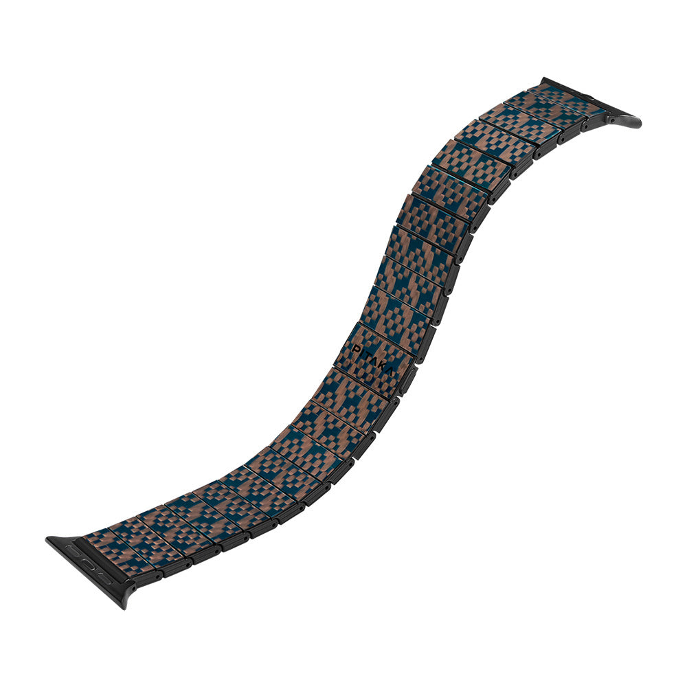 Watch Serisi Uyumlu Aramid Fiber ve Karbon Fiber Pitaka Dreamland ChromaCarbon Serisi Stairs Universal Kordon