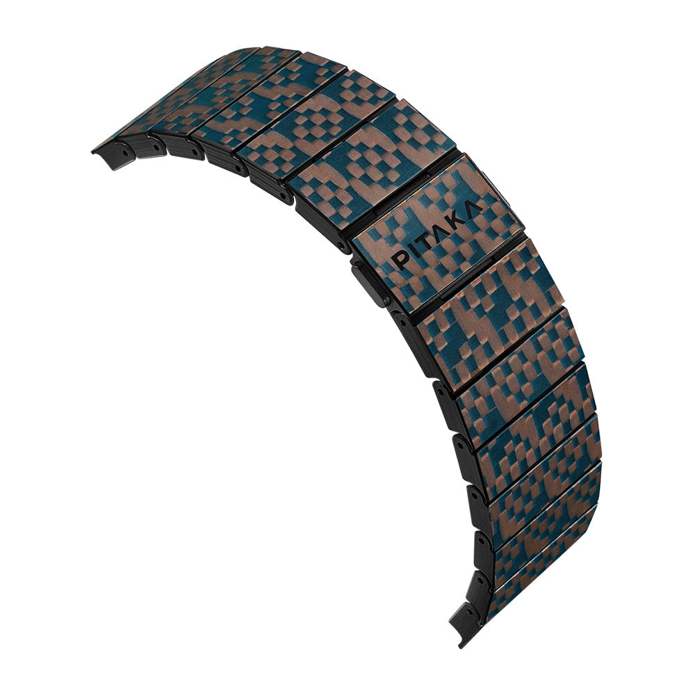 Watch Serisi Uyumlu Aramid Fiber ve Karbon Fiber Pitaka Dreamland ChromaCarbon Serisi Stairs Universal Kordon