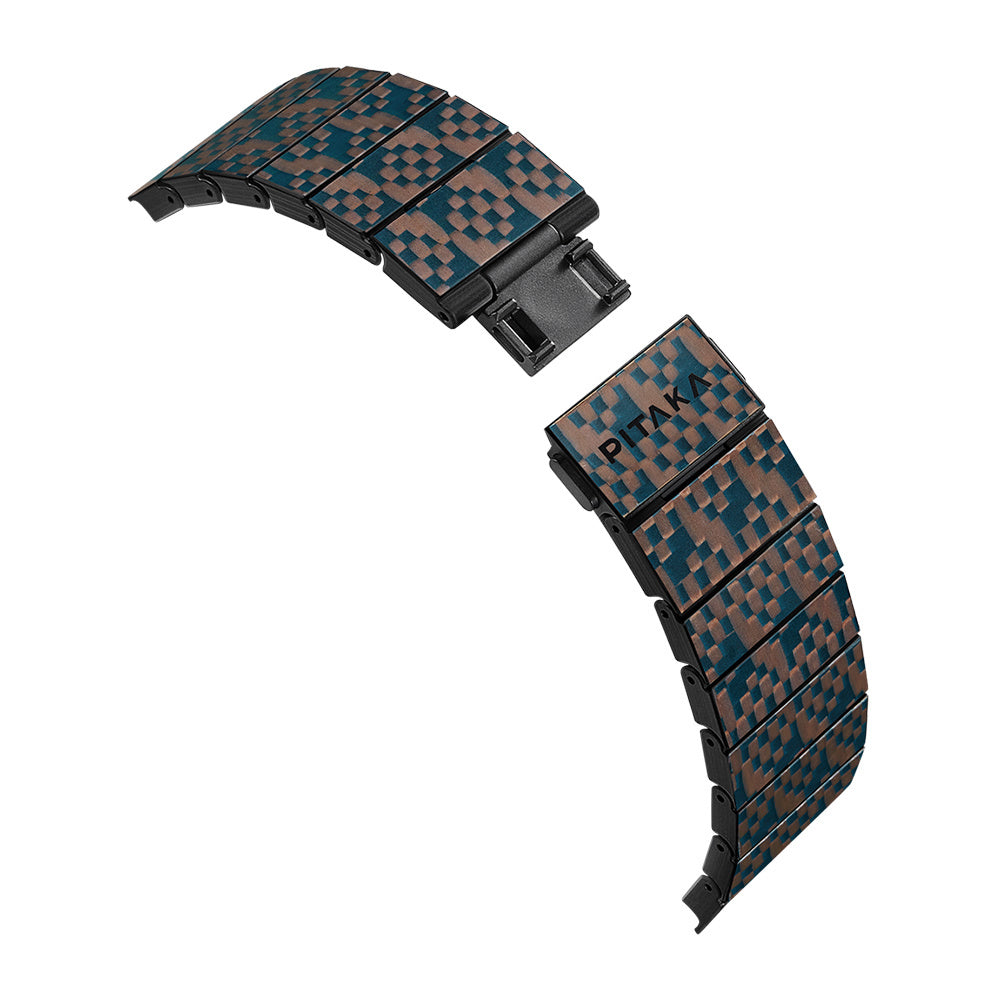 Watch Serisi Uyumlu Aramid Fiber ve Karbon Fiber Pitaka Dreamland ChromaCarbon Serisi Stairs Universal Kordon