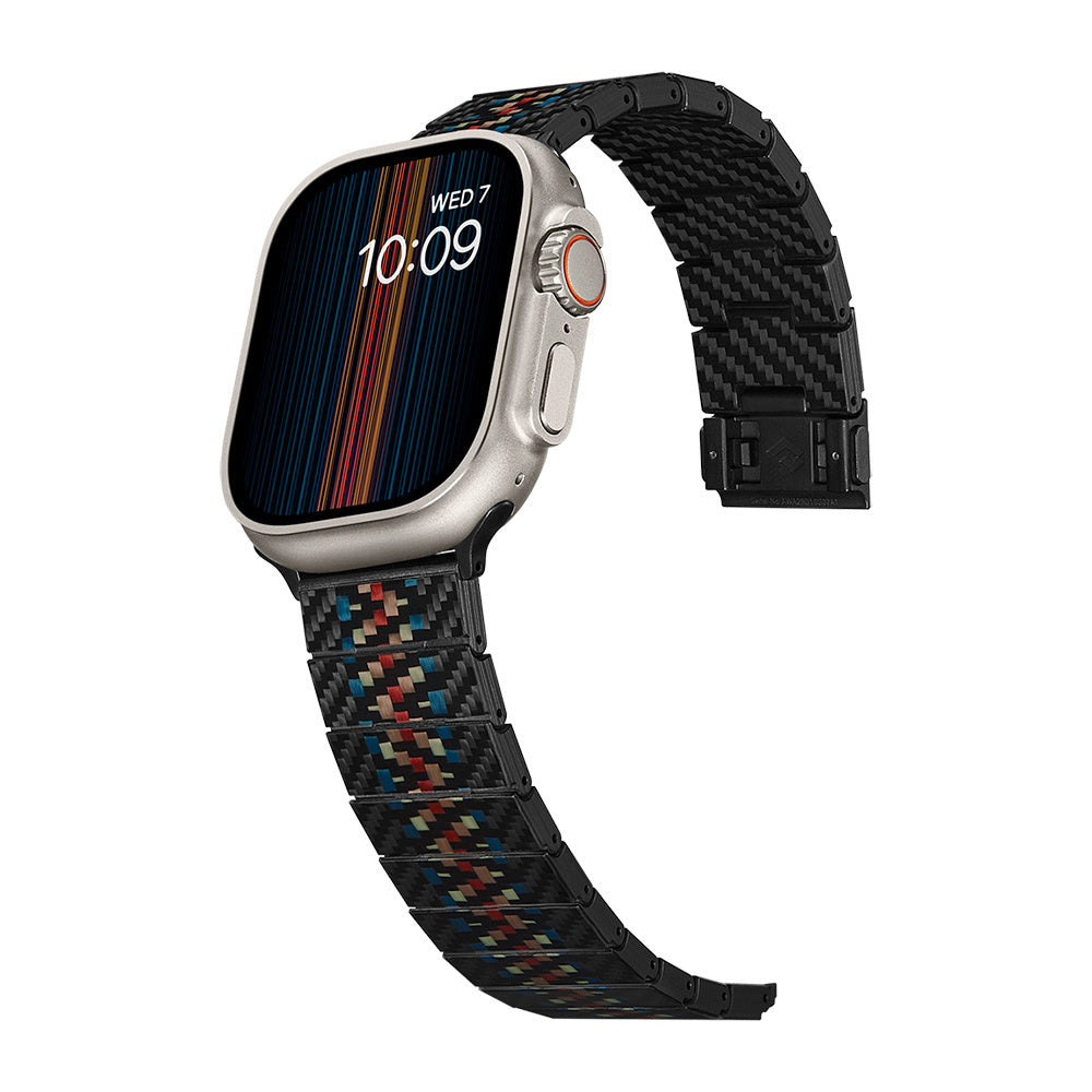 Watch Serisi Uyumlu Aramid Fiber ve Karbon Fiber Pitaka Modern Serisi Rhapsody Universal Kordon