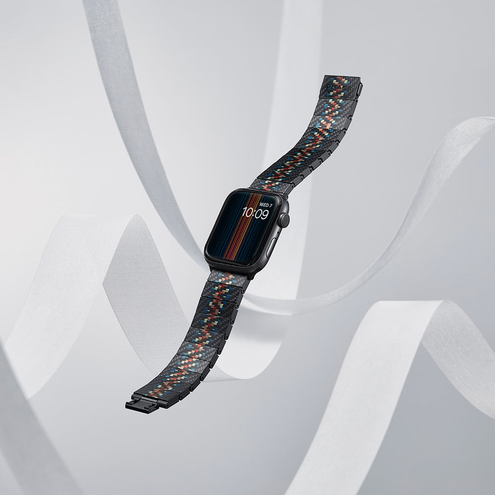 Watch Serisi Uyumlu Aramid Fiber ve Karbon Fiber Pitaka Modern Serisi Rhapsody Universal Kordon