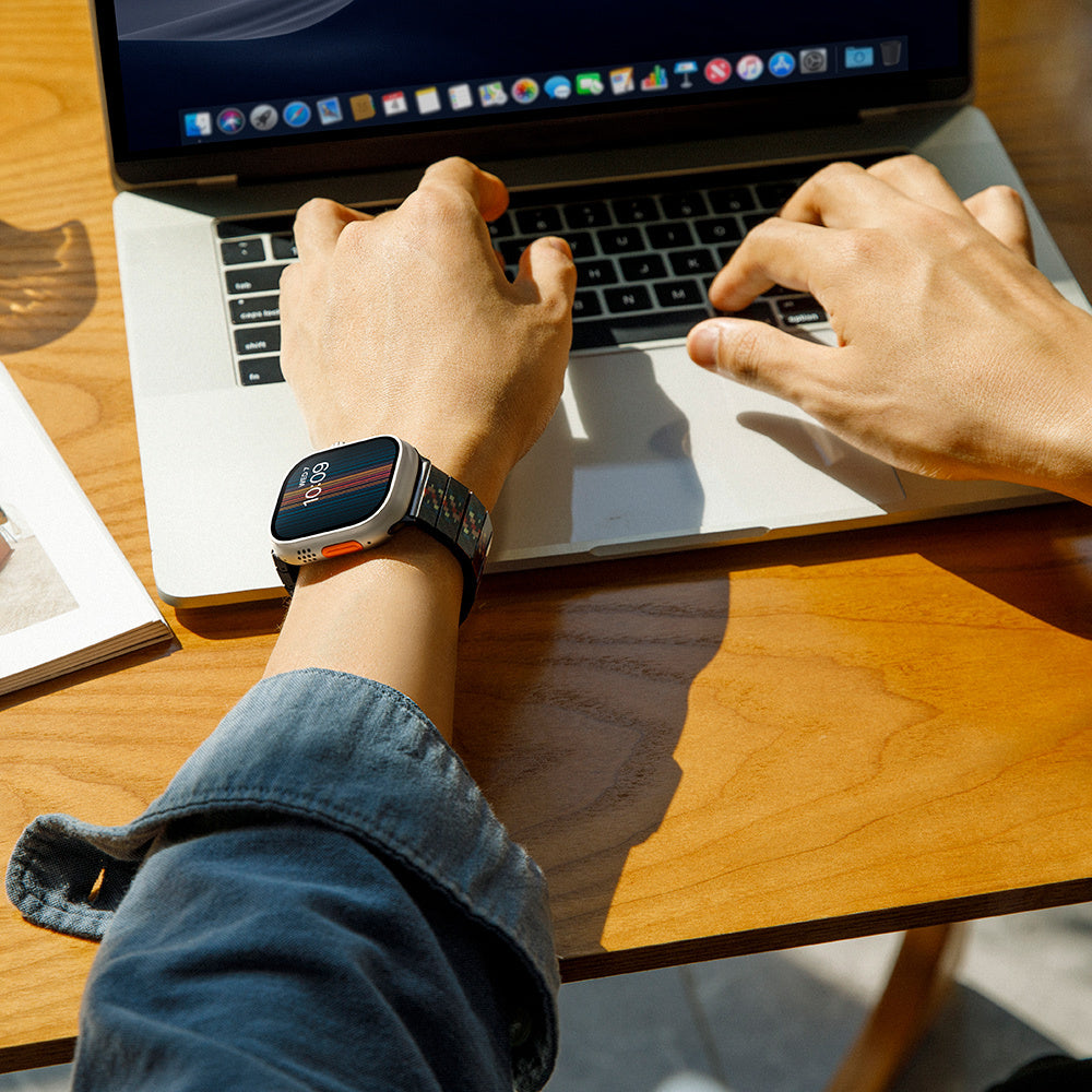 Watch Serisi Uyumlu Aramid Fiber ve Karbon Fiber Pitaka Modern Serisi Rhapsody Universal Kordon