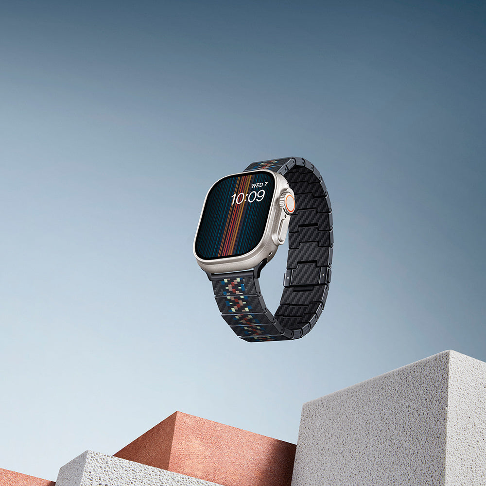 Watch Serisi Uyumlu Aramid Fiber ve Karbon Fiber Pitaka Modern Serisi Rhapsody Universal Kordon