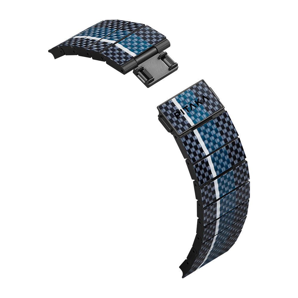 Watch Serisi Uyumlu Aramid Fiber ve Karbon Fiber Pitaka Poetry of Things ChromaCarbon Serisi Moon Universal Kordon