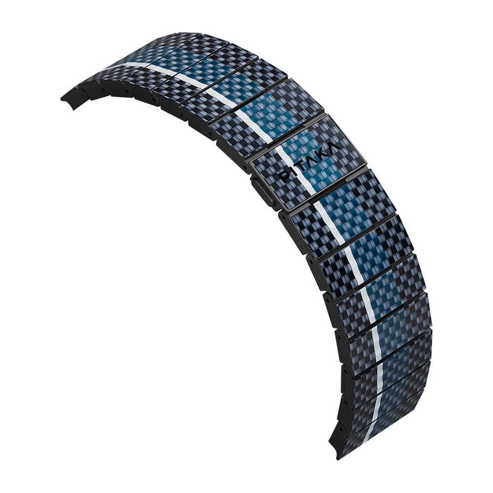 Watch Serisi Uyumlu Aramid Fiber ve Karbon Fiber Pitaka Poetry of Things ChromaCarbon Serisi Moon Universal Kordon