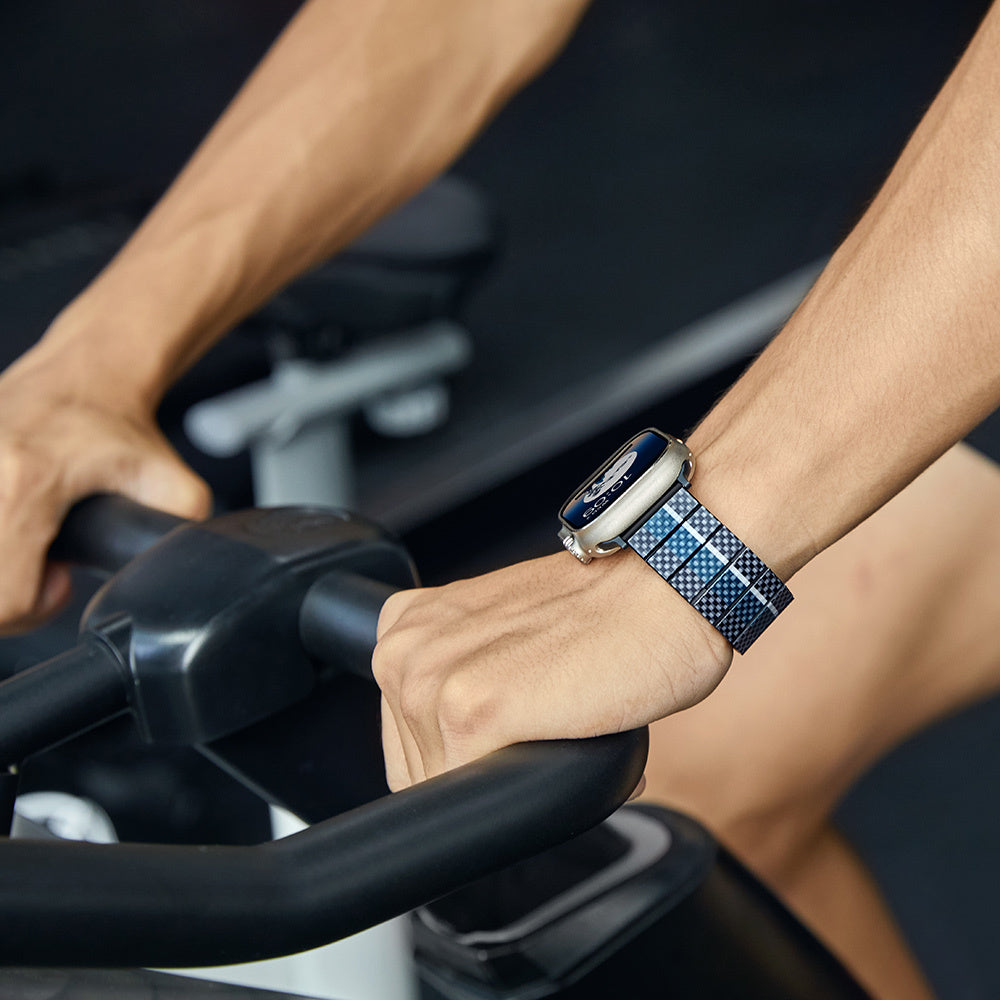 Watch Serisi Uyumlu Aramid Fiber ve Karbon Fiber Pitaka Poetry of Things ChromaCarbon Serisi Moon Universal Kordon