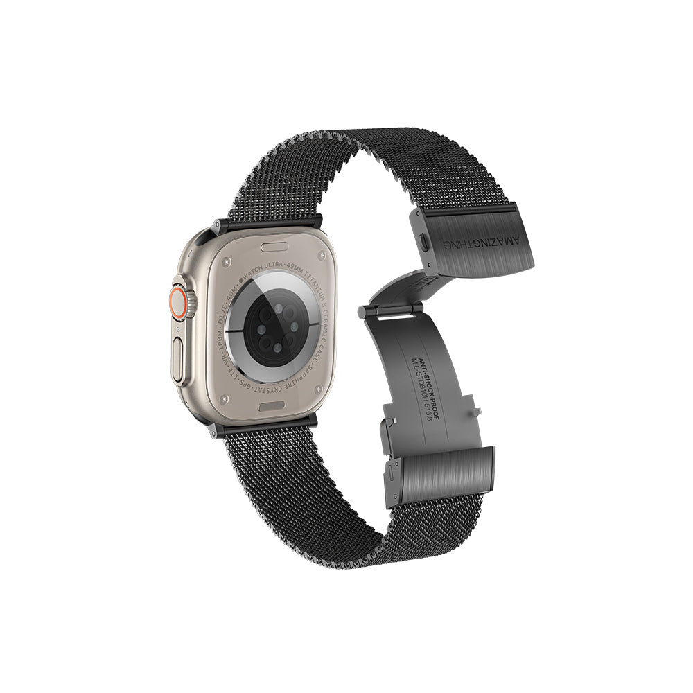 Watch Ultra 49mm Amazing Thing Titan Metal Hasır Kordon