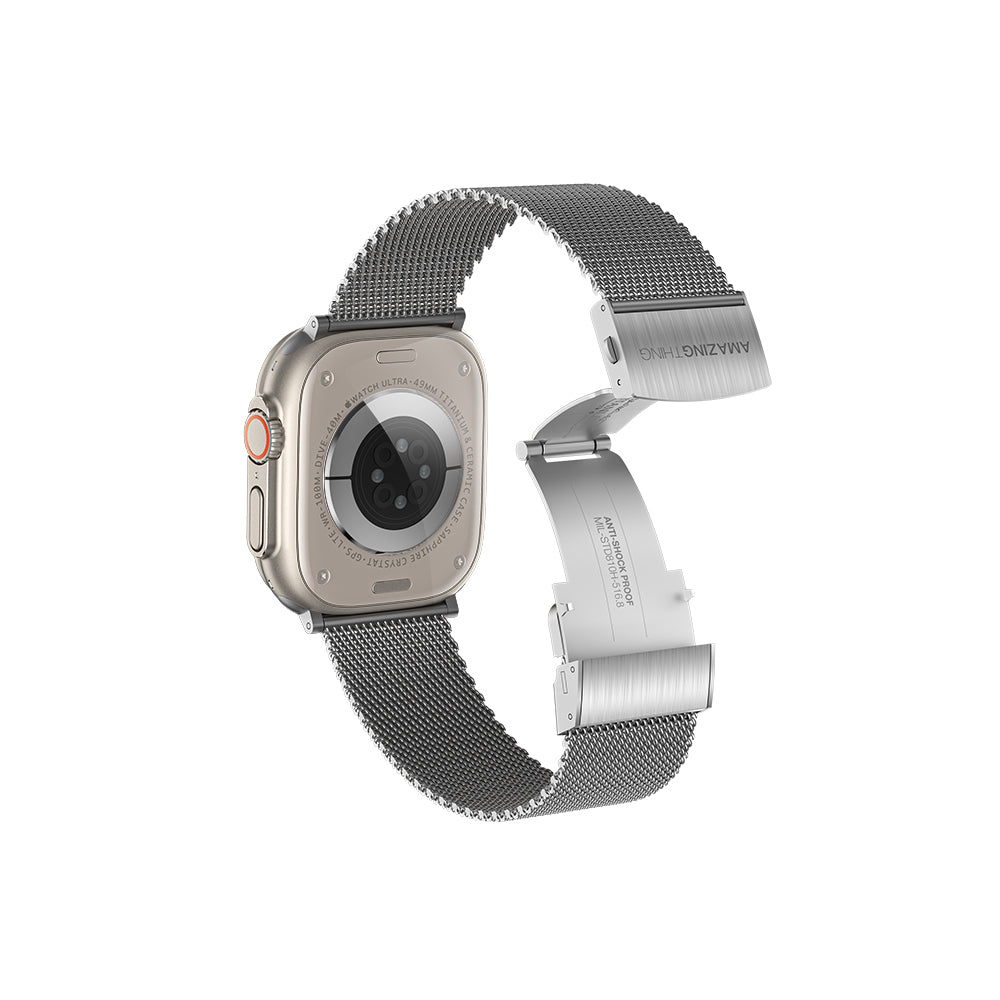 Watch Ultra 49mm Amazing Thing Titan Metal Hasır Kordon