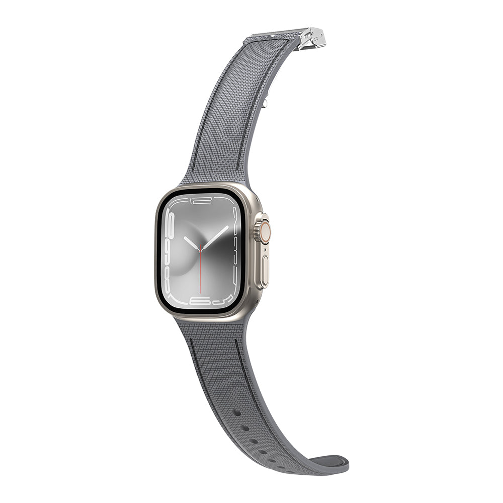 Watch Ultra 49mm Amazingthing Titan Swift Deri Dokulu Silikon Kordon
