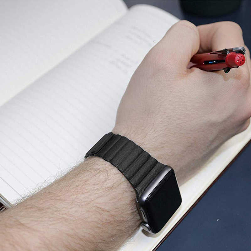 Watch Ultra 49mm Kordon KRD-09 Deri Lop Strap Kayış