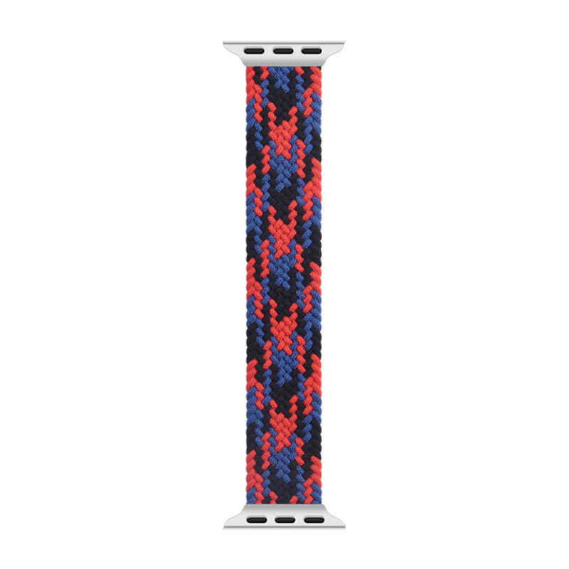 Watch Ultra 49mm Kordon Wiwu Braided Solo Loop Contrast Color Medium Strap Kayış