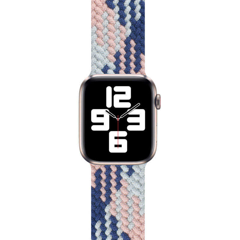 Watch Ultra 49mm Kordon Wiwu Braided Solo Loop Contrast Color Medium Strap Kayış