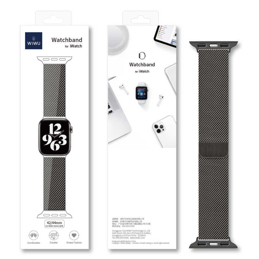 Watch Ultra 49mm Kordon Wiwu Minalo Metal Strap Kayış