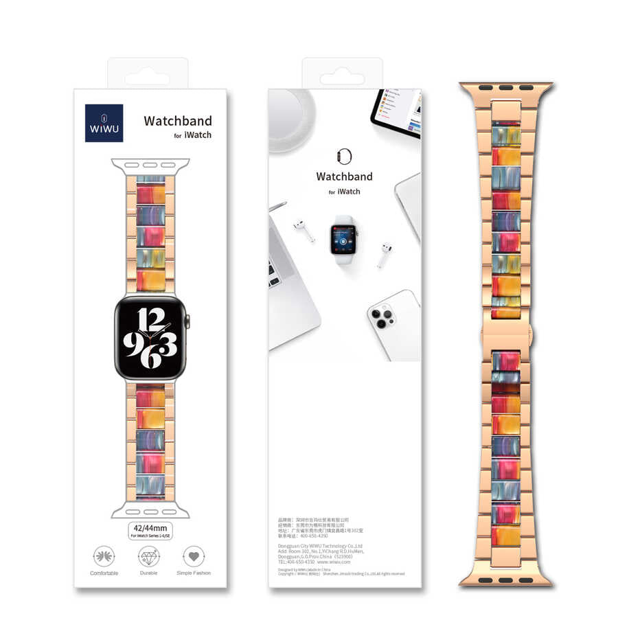 Watch Ultra 49mm Kordon Wiwu Resin Steel Belt Metal Strap Kayış