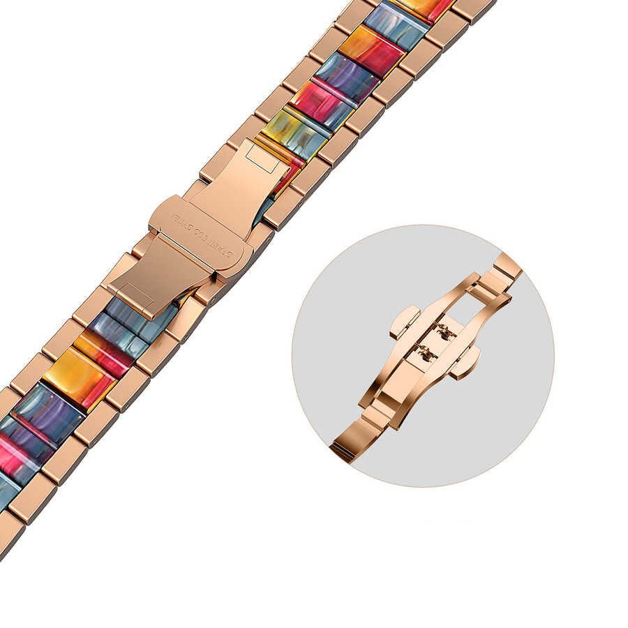 Watch Ultra 49mm Kordon Wiwu Resin Steel Belt Metal Strap Kayış