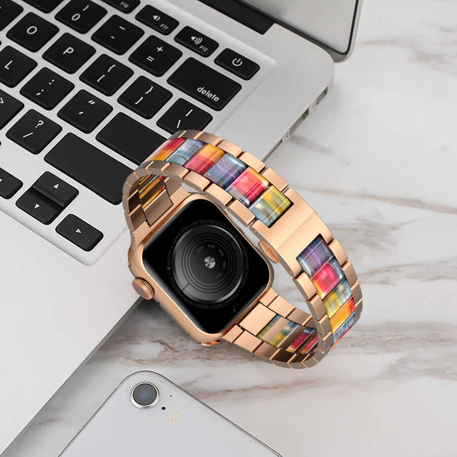 Watch Ultra 49mm Kordon Wiwu Resin Steel Belt Metal Strap Kayış