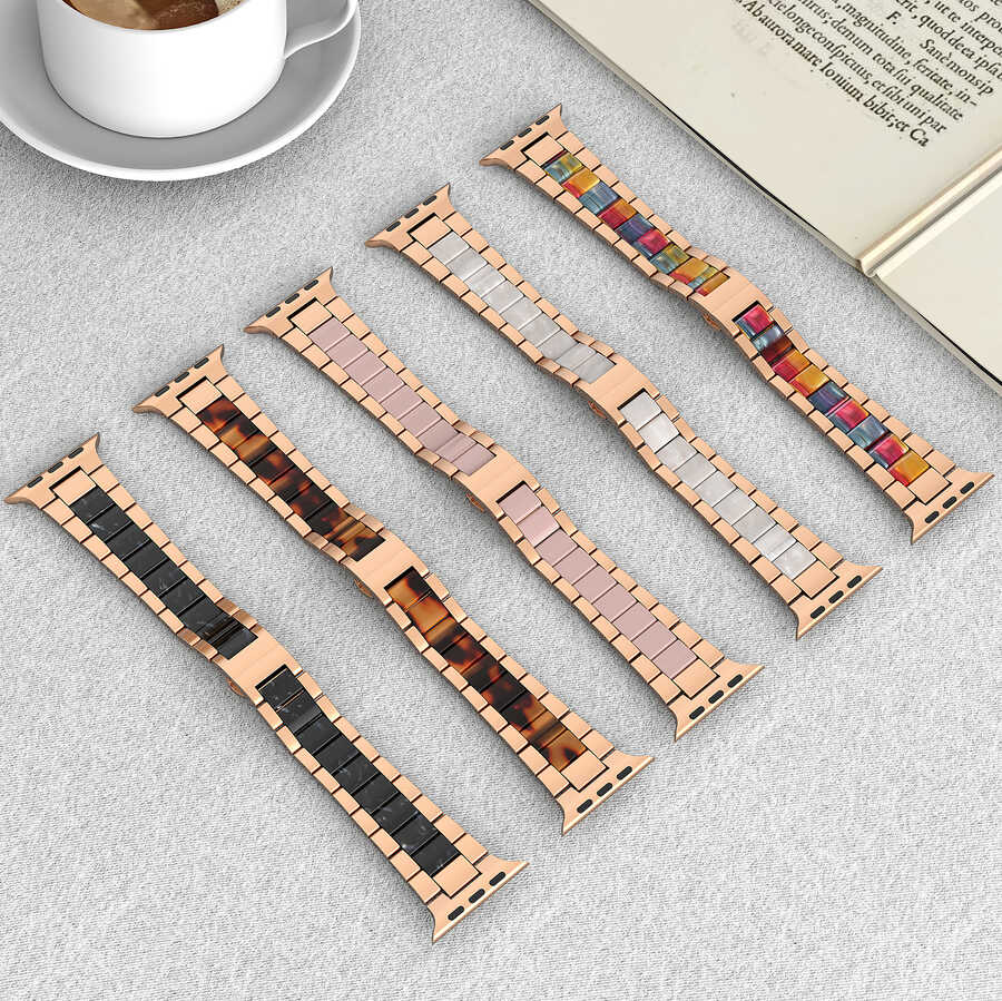 Watch Ultra 49mm Kordon Wiwu Resin Steel Belt Metal Strap Kayış