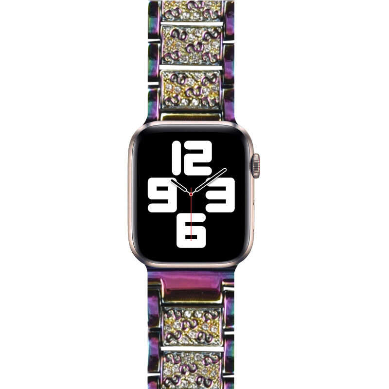 Watch Ultra 49mm Kordon Wiwu Three Beads Set Auger Metal Strap Kayış