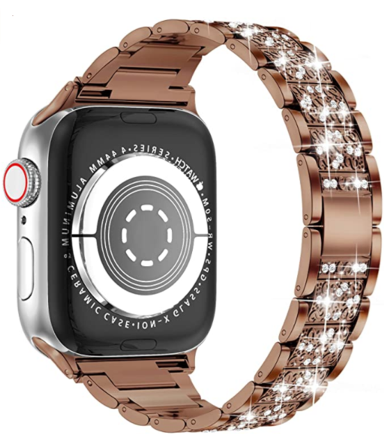 Watch Ultra 49mm Kordon Wiwu Three Beads Set Auger Metal Strap Kayış