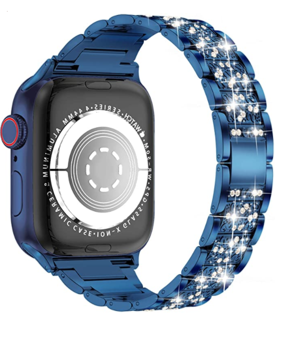 Watch Ultra 49mm Kordon Wiwu Three Beads Set Auger Metal Strap Kayış