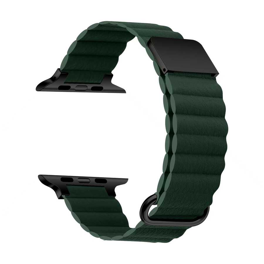 Watch Ultra 49mm KRD-78 PU Deri Kordon Strap Kayış