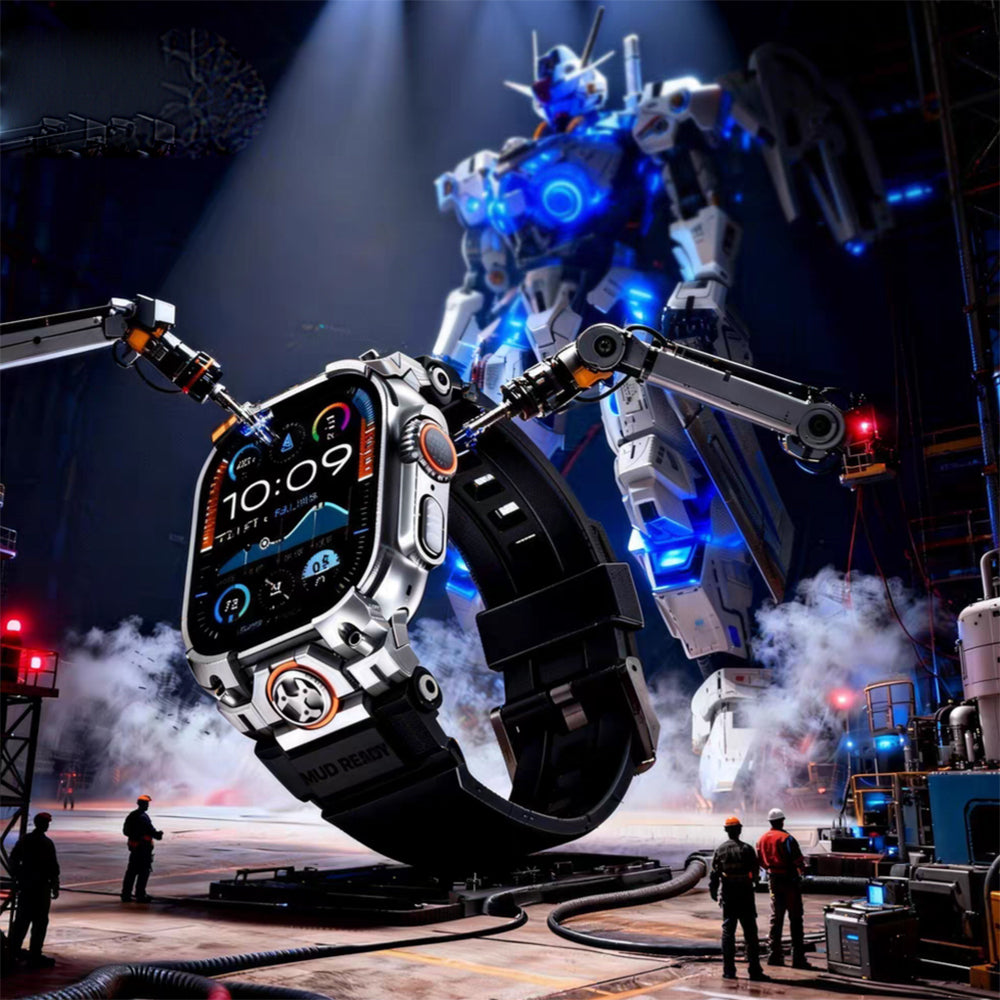 Watch Ultra 49mm Mohseven iWatch Armor Silikon Kordon