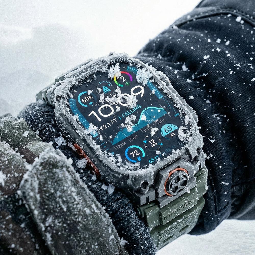 Watch Ultra 49mm Mohseven iWatch Armor Silikon Kordon