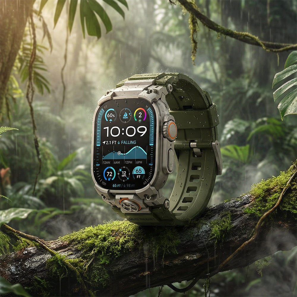 Watch Ultra 49mm Mohseven iWatch Armor Silikon Kordon