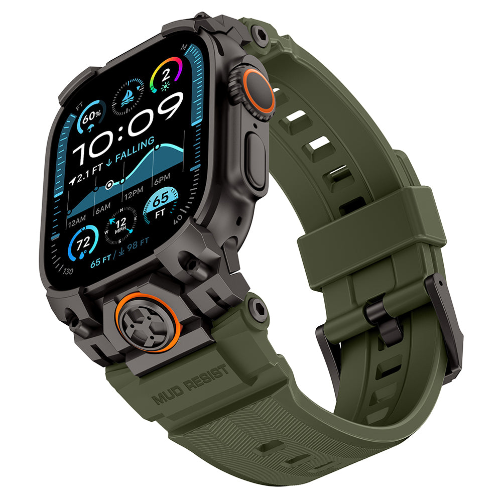 Watch Ultra 49mm Mohseven iWatch Armor Silikon Kordon
