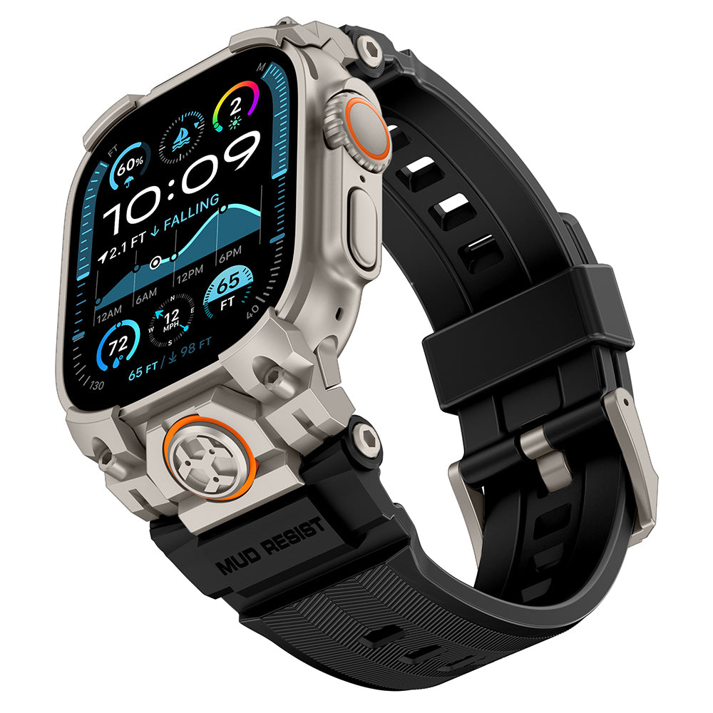 Watch Ultra 49mm Mohseven iWatch Armor Silikon Kordon