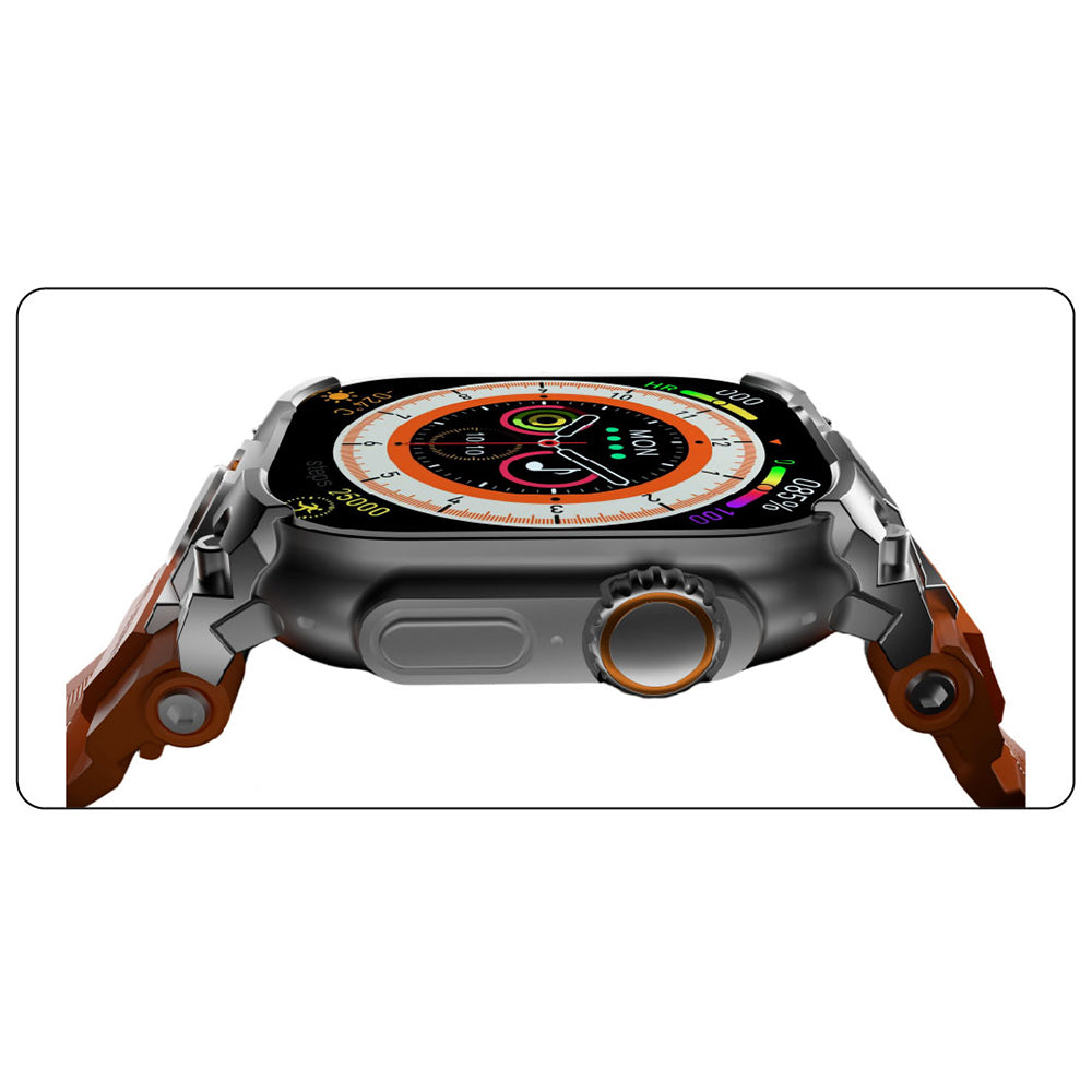Watch Ultra 49mm Mohseven iWatch Armor Silikon Kordon