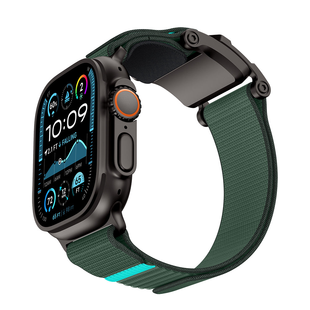 Watch Ultra 49mm Mohseven iWatch Mecha Sport Hasır Kordon