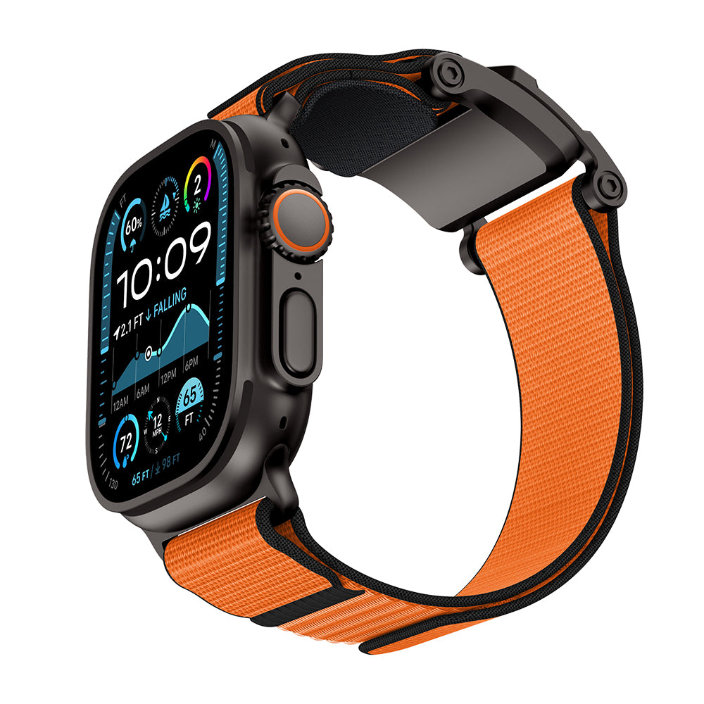 Watch Ultra 49mm Mohseven iWatch Mecha Sport Hasır Kordon