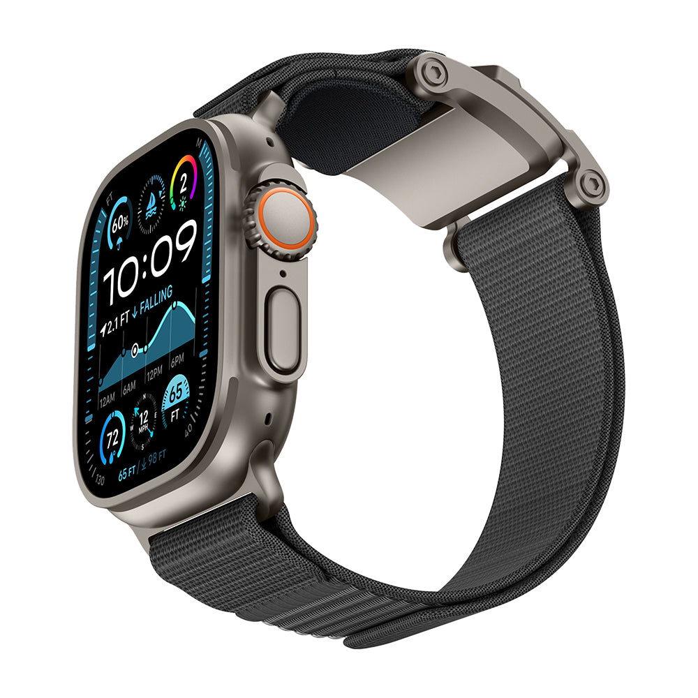 Watch Ultra 49mm Mohseven iWatch Mecha Sport Hasır Kordon