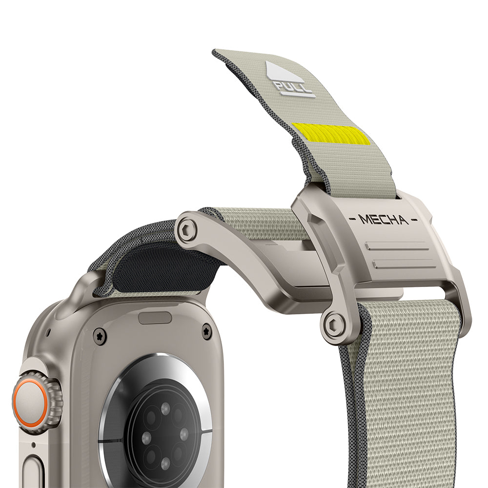 Watch Ultra 49mm Mohseven iWatch Mecha Sport Hasır Kordon