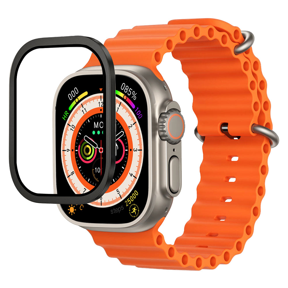 Watch Ultra 49mm Mohseven iWatch Serisi Safir Akıllı Saat Temperli Cam Ekran Koruyucu