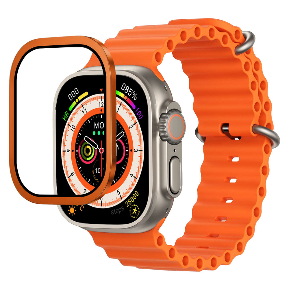 Watch Ultra 49mm Mohseven iWatch Serisi Safir Akıllı Saat Temperli Cam Ekran Koruyucu
