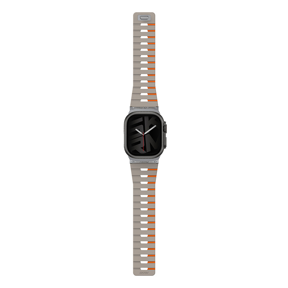 Watch Ultra 49mm Skinarma Gemini Serisi TPU Magnetik Silikon Kordon