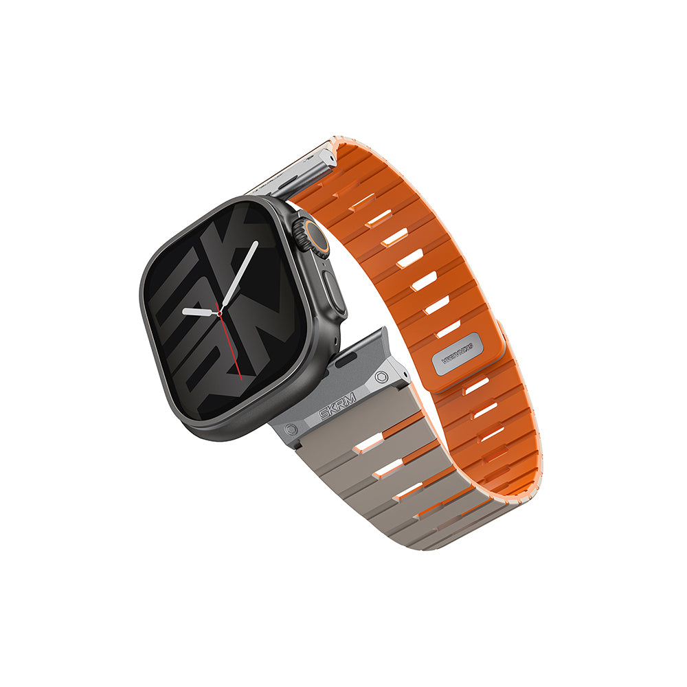 Watch Ultra 49mm Skinarma Gemini Serisi TPU Magnetik Silikon Kordon