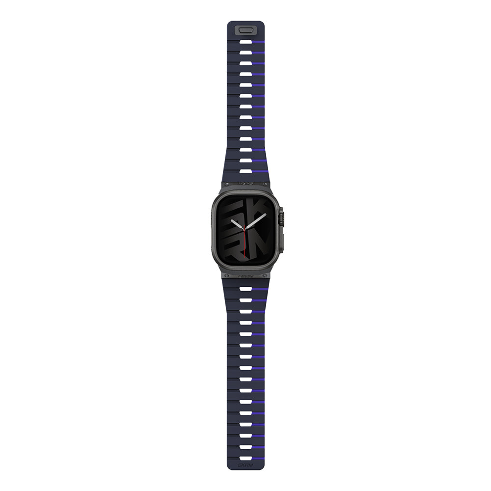 Watch Ultra 49mm Skinarma Gemini Serisi TPU Magnetik Silikon Kordon