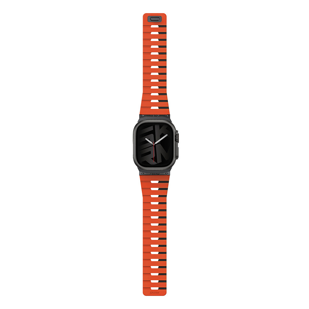 Watch Ultra 49mm Skinarma Gemini Serisi TPU Magnetik Silikon Kordon