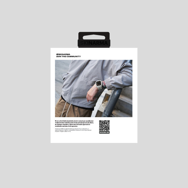 Watch Ultra 49mm Skinarma Mecha 2in1 TPU Kasa Koruyucu + Silikon Kordon