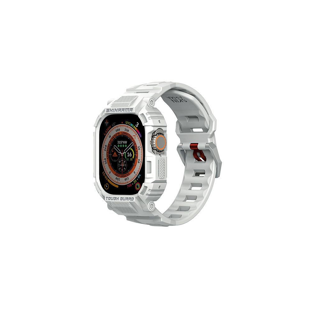Watch Ultra 49mm Skinarma Mecha 2in1 TPU Kasa Koruyucu + Silikon Kordon