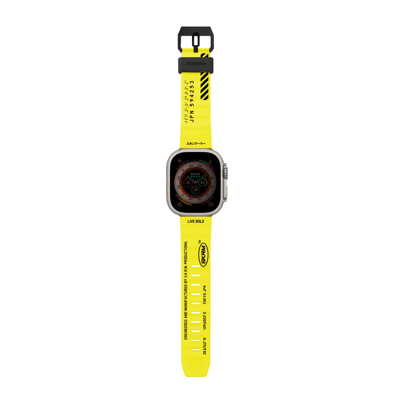Watch Ultra 49mm SkinArma Shokku Silikon Kordon