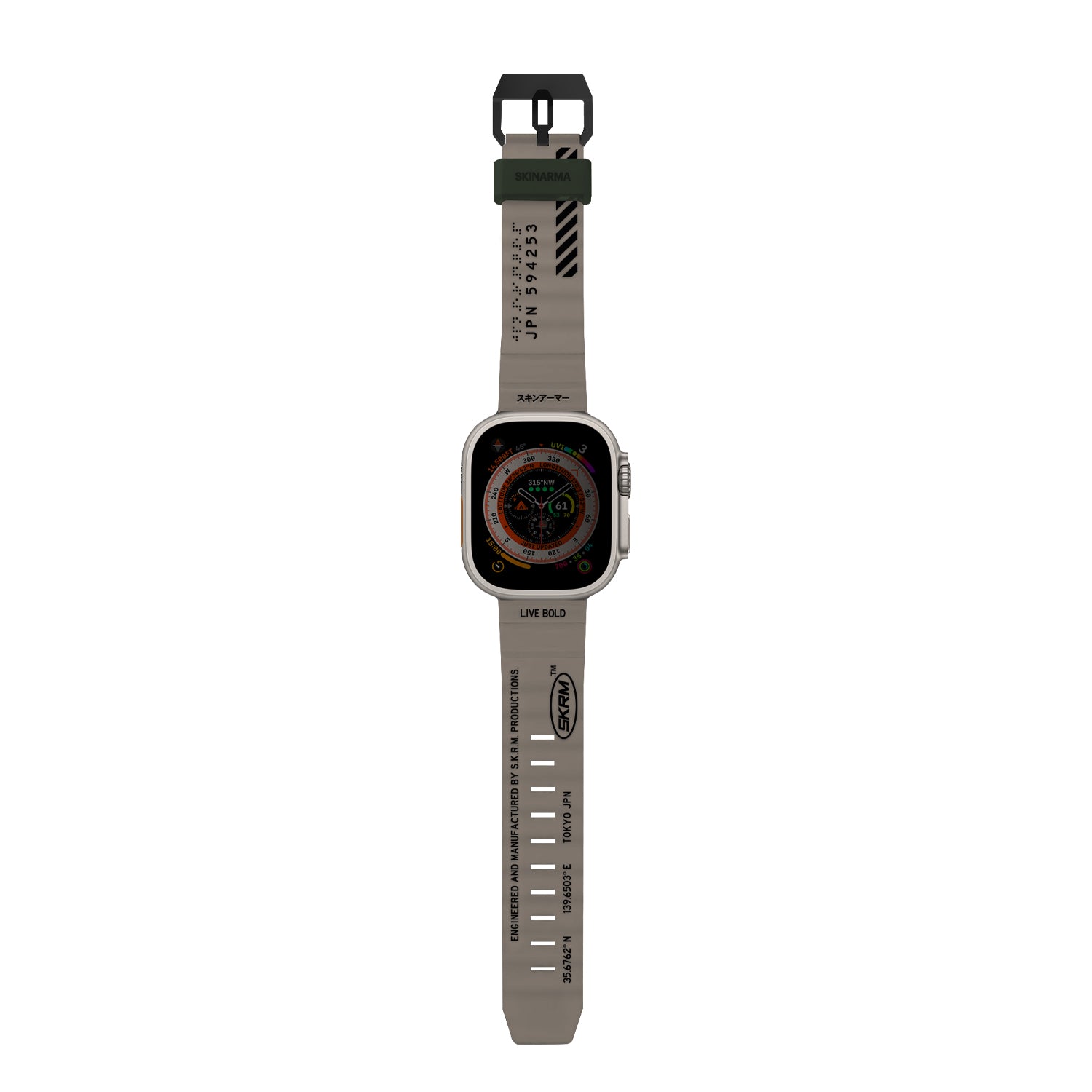 Watch Ultra 49mm SkinArma Shokku Silikon Kordon