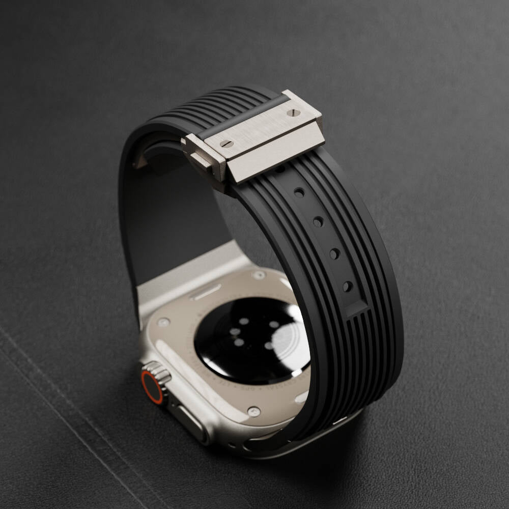 Watch Ultra 49mm Zore KRD-113 Spor Görünümlü Silikon Kordon